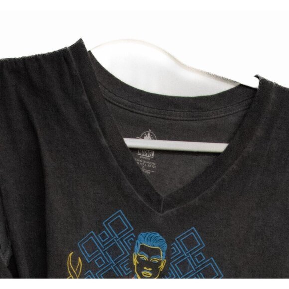 Disney Marvel Womens Gray Tank Top Cotton Graphic Shang-Chi V Neck Sleeveless M - Picture 6 of 8
